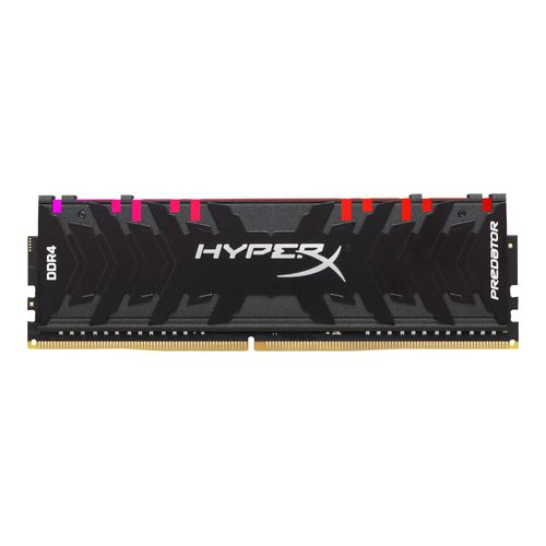 HyperX Predator RGB - DDR4 - module - 8 Go - DIMM 288 broches - 4000 MHz / PC4-32000 - CL19 - 1.35 V - mémoire sans tampon - non ECC - noir