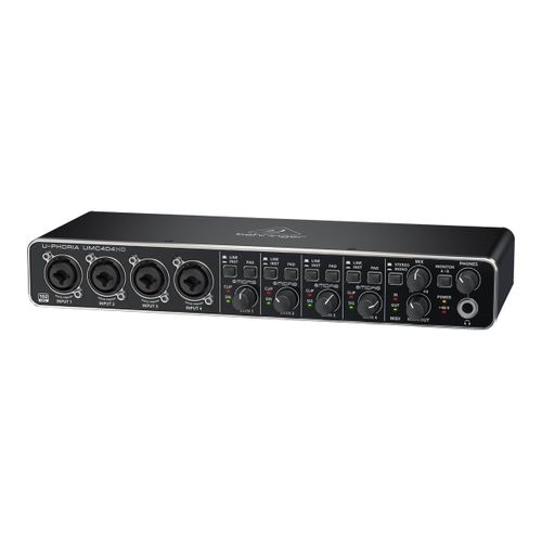 Behringer U-PHORIA UMC404HD - Interface audio - 24 bits - 192 kHz - 100 dB rapport signal à bruit - stéreo - USB 2.0