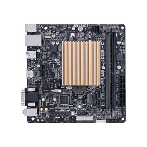 ASUS PRIME J4005I-C - Carte-mère - mini ITX - Intel Celeron J4005 - USB 3.1 Gen 1 - Gigabit LAN - carte graphique embarquée - audio HD (8 canaux)