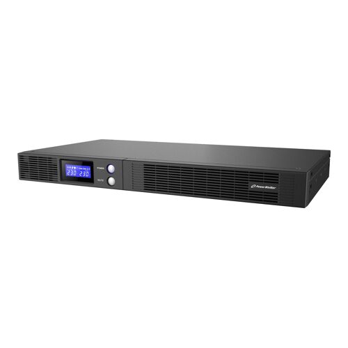 PowerWalker VI 750 R1U - Onduleur (rack-montable) - AC 165-290 V - 450 Watt - 750 VA - 9 Ah - RS-232, USB - connecteurs de sortie : 4 - 1U - 19
