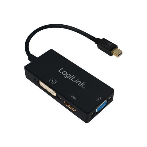 LogiLink - Convertisseur vidéo - Mini DisplayPort - DVI, HDMI, VGA