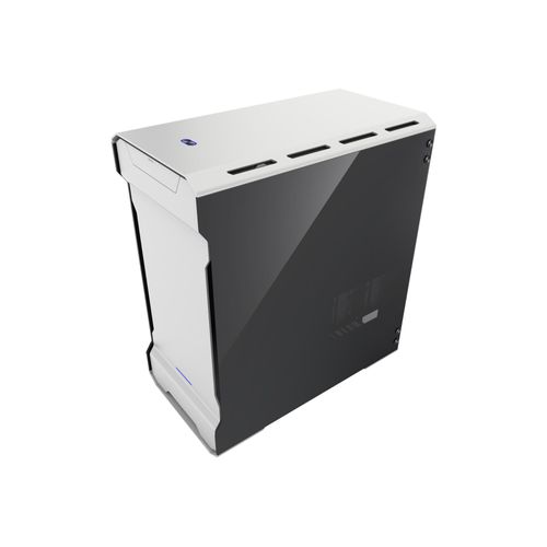 Phanteks Enthoo EVOLV - Tempered Glass Edition - tour - micro ATX - panneau latéral fenêtré (verre trempé) - pas d'alimentation - argent galaxie - USB/Audio