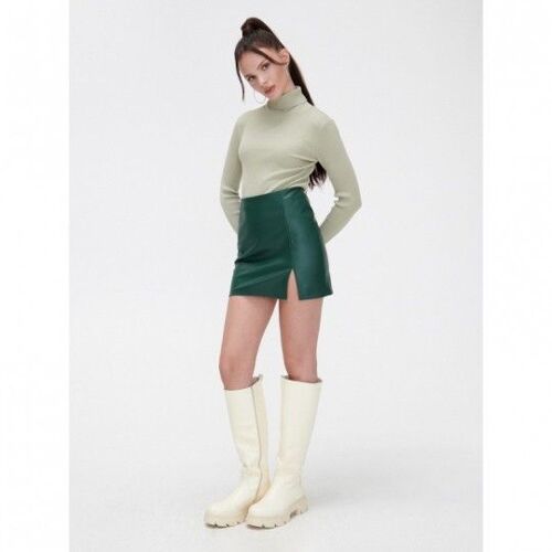 Mini-Jupe En Similicuir