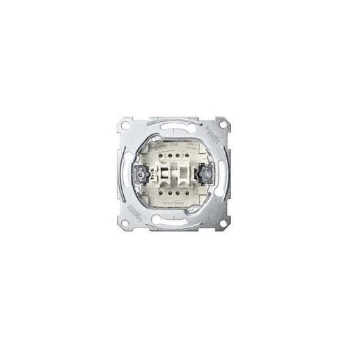 Schneider Electric Interrupteur double pour escalier Merten 10A 250V IP20 (MTN3126-0000), Bouton + interrupteur