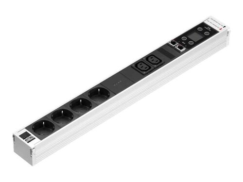 Rittal PSM measurement modules with CAN bus for PSM busbars - Unité de distribution secteur (rack-montable) - CA 230 V - 4000 VA - Ethernet - connecteurs de sortie : 6 (power IEC 60320 C13, power...