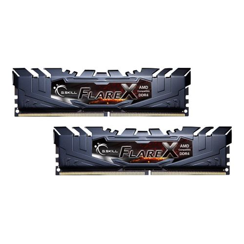 G.Skill Flare X series - DDR4 - kit - 32 Go: 2 x 16 Go - DIMM 288 broches - 3200 MHz / PC4-25600 - CL16 - 1.35 V - mémoire sans tampon - non ECC