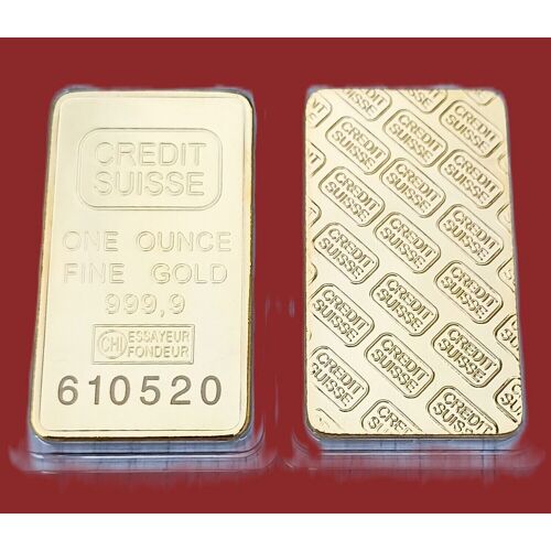 Lingot. Credit Suisse #00# Neuf