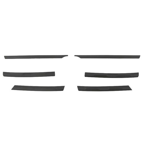 Bandes De Moulage En Maille Noire Mate Pour Pare-Choc Avant, Grille Centrale De Moulage, Garniture De Couverture, Pour Tiguan Mk2 2016 ¿ 2021
