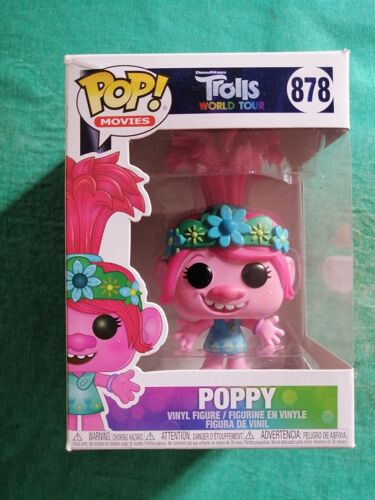 Figurine Pop 878, Poppy, Trolls World Tour.