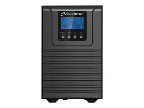 PowerWalker VFI 1000 TG - Onduleur - 900 Watt - 1000 VA - 9 Ah - RS-232, USB - connecteurs de sortie : 4