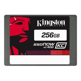 Kingston SSDNow KC400 Upgrade Bundle Kit - SSD - 256 Go - interne - 2.5" (dans un support de 3,5") - SATA 6Gb/s