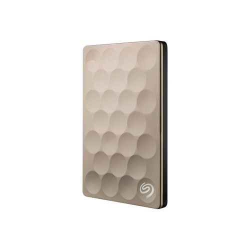 Seagate Backup Plus Ultra Slim STEH1000201 - Disque dur - 1 To - externe (portable) - USB 3.0 - or