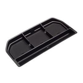 Boîte De Rangement À 3 Compartiments Pour Tableau De Bord De Voiture, Étui Avec Fente Pour Téléphone, Pièces Intérieures De Véhicule, Plateau De Style Pour Ford F-150 21-22