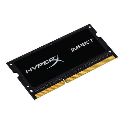 HyperX Impact Black Series - DDR3L - module - 4 Go - SO DIMM 204 broches - 1866 MHz / PC3L-14900 - CL11 - 1.35 / 1.5 V - mémoire sans tampon - non ECC