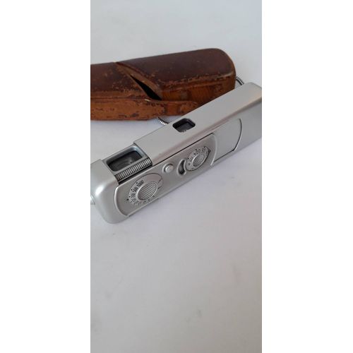 MINOX A appareil espion miniature +étui cuir+chainette