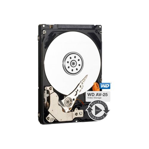 WD AV-25 WD5000LUCT - Disque dur - 500 Go - interne - 2.5" - SATA 3Gb/s - 5400 tours/min - mémoire tampon : 16 Mo
