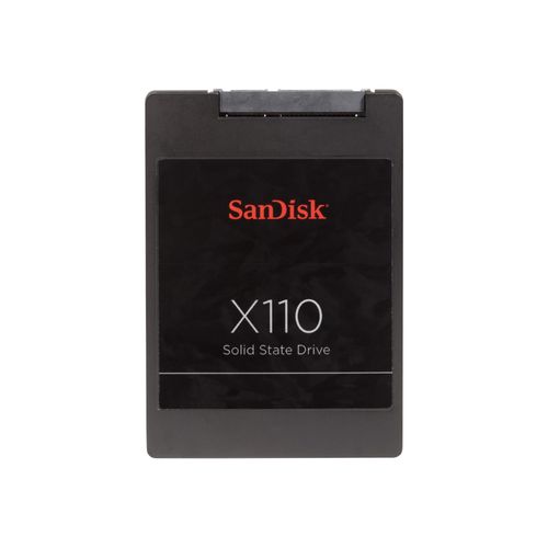 SanDisk X110 - SSD - 128 Go - interne - 2.5" - SATA 6Gb/s