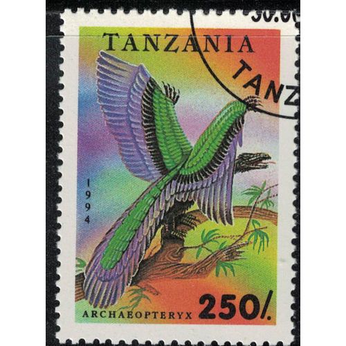 Tanzanie 1994 Oblitéré Used Animaux Préhistoriques Éteints Dinosaure Archaeopteryx Su