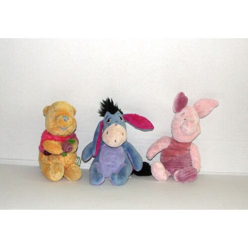 Winnie L'ourson Bourriquet Et Porcinet Doudou Peluche Nicotoy