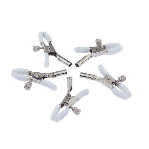 Clips De Sein Érotiques 5 Pièces, Stimulateur De Mamelon, Jeux Pour Adultes, Jouets Sexuels Pour Couples, Pince À Mamelon En Métal Et Caoutchouc, Nouveauté 2022
