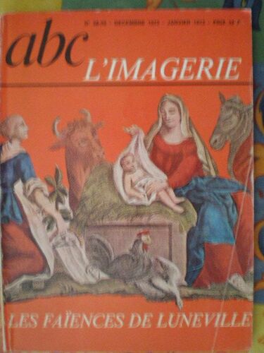 Abc Antiquités Brocante Curiosités /Faience De Luneville / L'imagerie :Histoire Des Tailleurs D'images 98