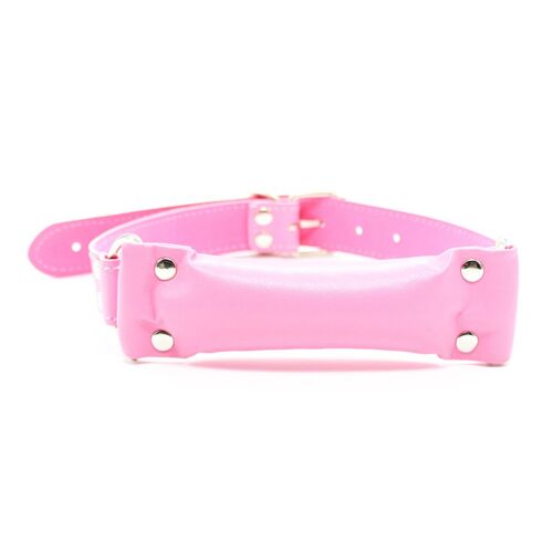 Cuir Souple Rembourré Bouche Ouverte Gag Chiot Jouer Esclave Chien Harnais Mordiller Gag Couple Chiot Roleplay Bdsm Bouche Plug Sm Produit Sexuel