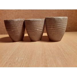 Lot De 6 Petits Pots En Grès