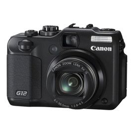 Canon PowerShot G12 - Appareil photo numérique - compact - 10.0 MP - 720 p - 5x zoom optique - noir