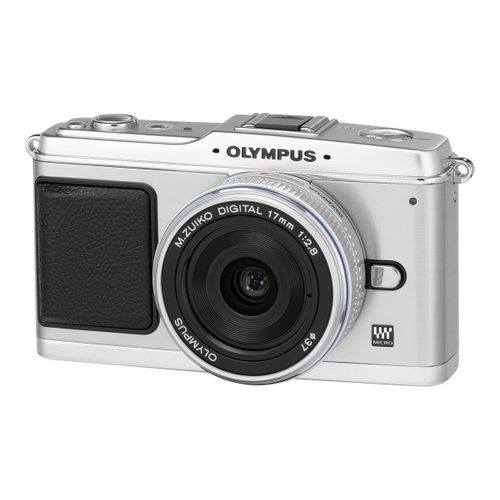 Appareil photo Système sans miroir Olympus PEN E-P1 Appareil photo numérique - sans miroir - 12.3 MP - Quatre tiers - 720 p - corps uniquement - argent