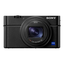 Sony Cyber-shot DSC-RX100 VII - Appareil photo numérique - compact - 20.1 MP - 4K / 30 pi/s - 8x zoom optique - ZEISS - Wi-Fi, NFC, Bluetooth - noir