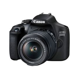 Canon EOS 2000D - Appareil photo numérique - Reflex - 24.1 MP - APS-C - 1080p / 30 pi/s - 3x zoom optique objectif EF-S 18-55 mm III - Wi-Fi, NFC