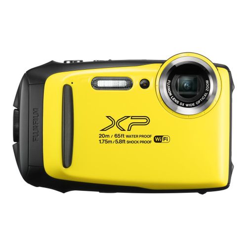 Fujifilm FinePix XP130 - Appareil photo num?rique - compact - 16.4 MP - 1080p / 60 pi/s - 5x zoom optique - Fujinon - Wi-Fi, Bluetooth - sous-marin jusqu'? 20 m - jaune