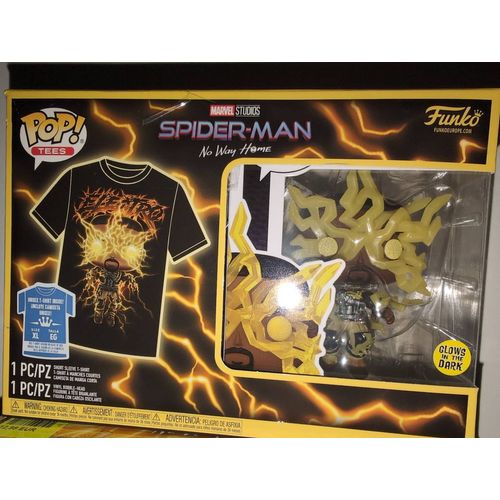 Spider-Man No Way Home -Booble Head Pop N°1164 -Electro + T-Shirt (Xl
