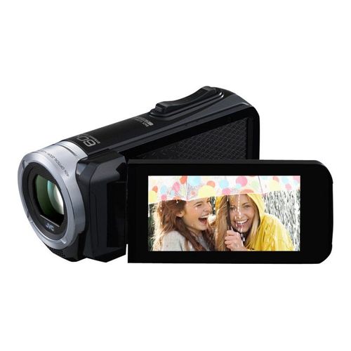 JVC Everio GZ-R15 - Caméscope - 1080i - 2.5 MP - 40x zoom optique - Konica Minolta - carte Flash - sous-marin jusqu'à 5 m - noir