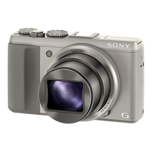 Sony Cyber-shot DSC-HX50V - Appareil photo numérique - compact - 20.4 MP - 30x zoom optique - Wi-Fi - argent