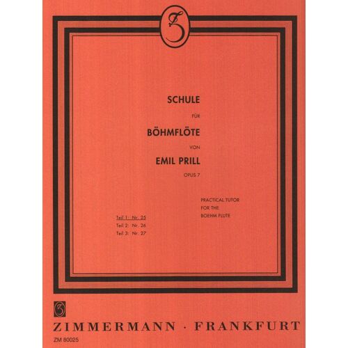 Schule Fur Bohmflote 1 Op.7 / Recueil