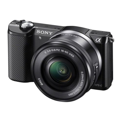 Sony a5000 ILCE-5000L - Appareil photo num?rique - sans miroir - 20.1 MP - APS-C - 3x zoom optique objectif 16-50 mm - Wi-Fi, NFC - noir