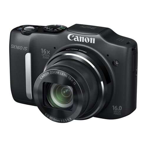 Canon PowerShot SX160 IS - Appareil photo numérique - compact - 16.0 MP - 16x zoom optique - noir