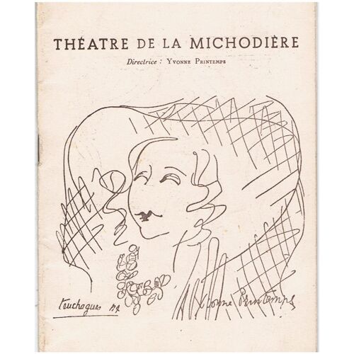 Bobosse - André Roussin - François Perier - Programme De Théatre 1951   1