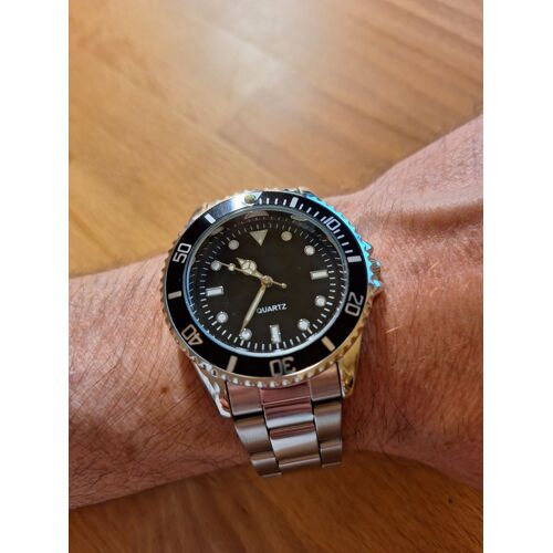 Montre Style Plongée Submariner À Quartz
