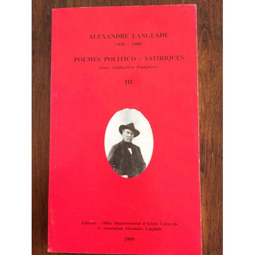 Poemes Politico Satiriques ( Avec Traduction Française) Tome 3