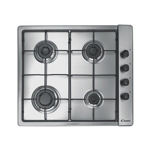 Candy CLG 64 SPX - Table de cuisson au gaz - 4 plaques de cuisson - Niche - largeur : 56 cm - profondeur : 48 cm - acier inoxydable