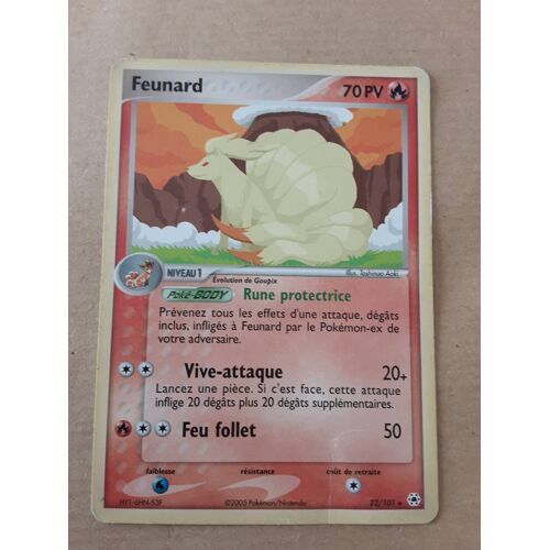 Carte Pokemon Feunard 70