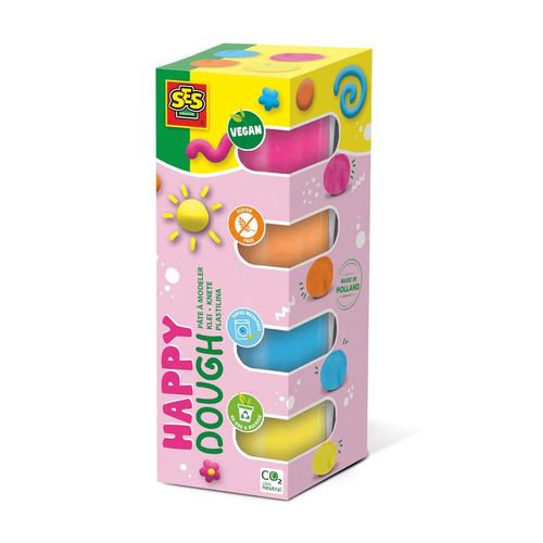 Set De 4 Pots De Pâte À Modeler Feel Good Happy (4x90gr)