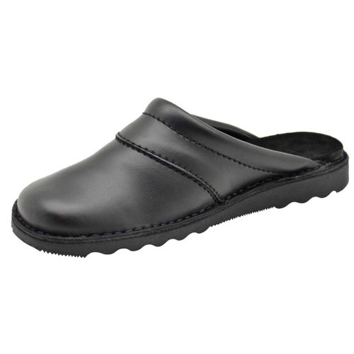 Chaussures Clack Simili Cuir Noir P37