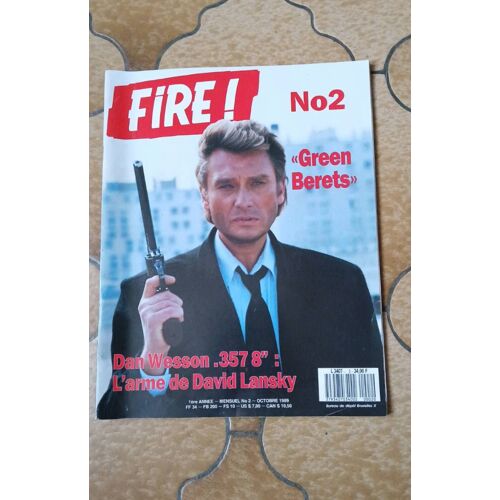 Magazine Fire N 2 Johnny Hallyday