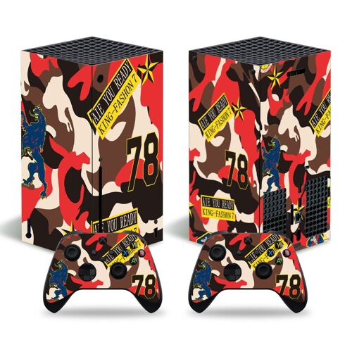 Kit De Autocollants Skin Decal Pour Ventilateurs Complets Pour Console De Jeu Xbox Series X, T1tn-Seriesx-3594