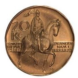 Pièce 20 Korun Rèpublique Tchèque - 1998