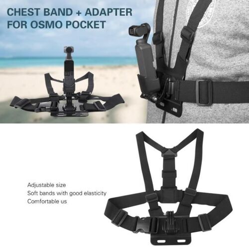 Sunnylife Gimbal Camera Chest Band Strap Belt Pour Dji Osmo Pocket For Gopro Mkk82
