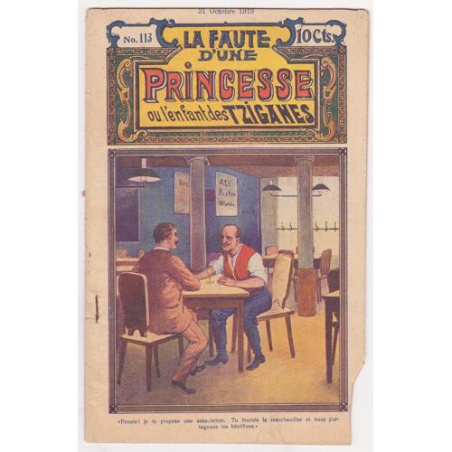 Faute D'une Princesse Ou L'enfant Des Tziganes (La) N° 113 Du 31/10/1913